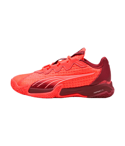 Puma Nova Elite Red/Dark crimson/White 2025 Padel Shoes Padel Shoes Puma