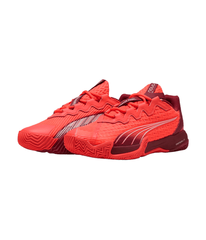 Puma Nova Elite Red/Dark crimson/White 2025 Padel Shoes Padel Shoes Puma